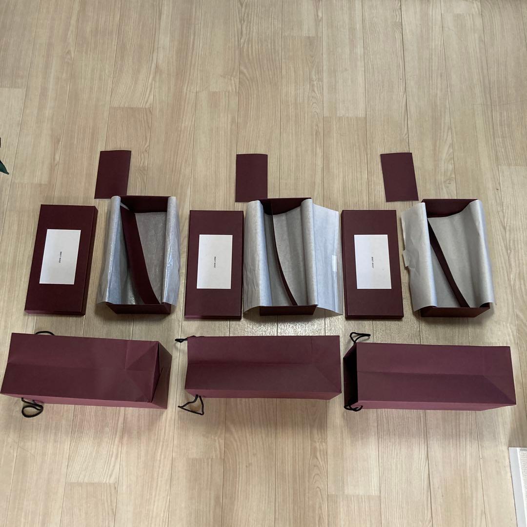 JOHN LOBB 空箱　取扱説明書　包装紙　紙袋 3足セット
