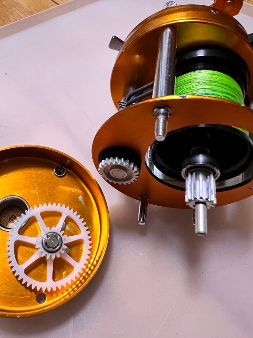 ABUアンバサダー2500cサンセットオレンジ写真追加カスケットアングロシムス