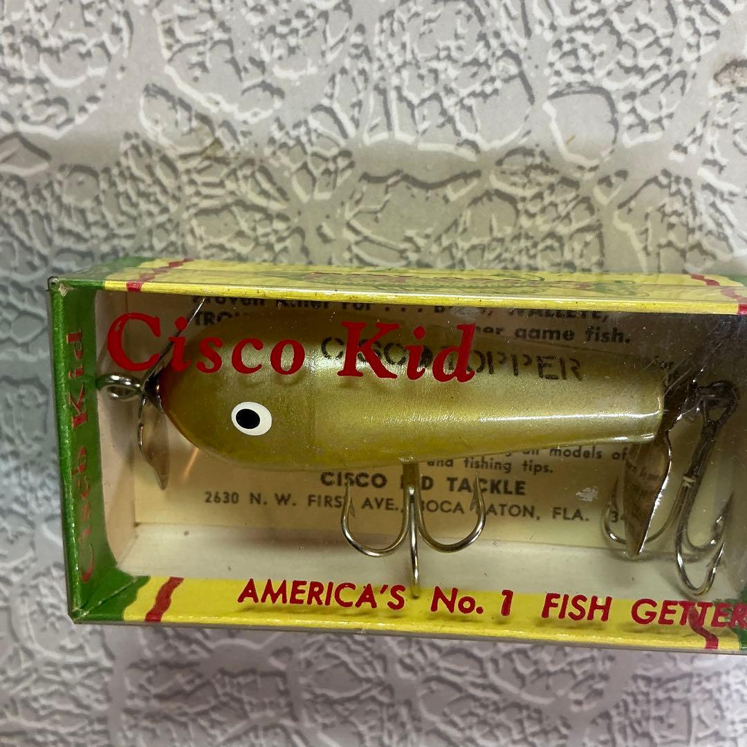 ヴィンテージルアーCisco Kid トップウォーター ゴールド