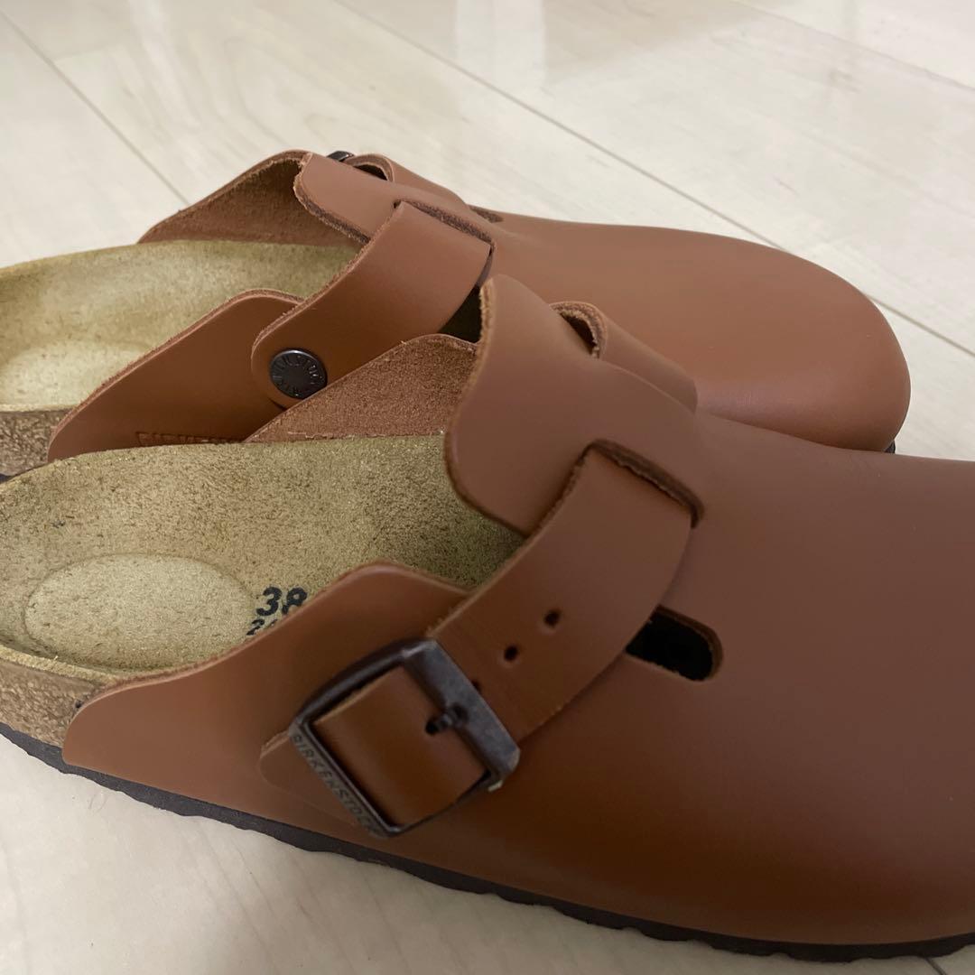 BIRKENSTOCK ブラウン サボ・クロッグサンダル 38
