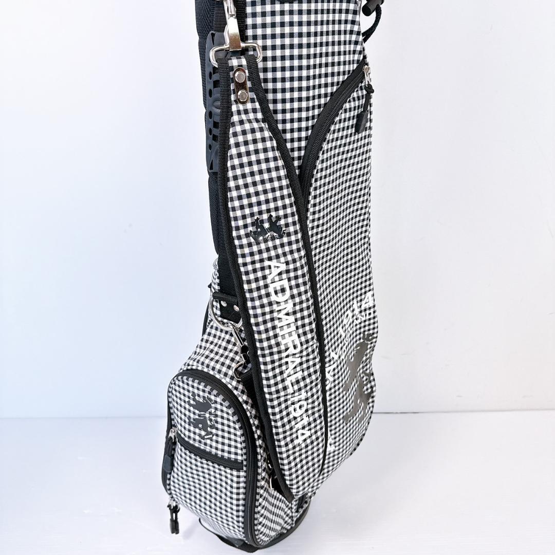 アドミラル　キャディバッグ　ギンガムチェック　スタンド式／Admiral