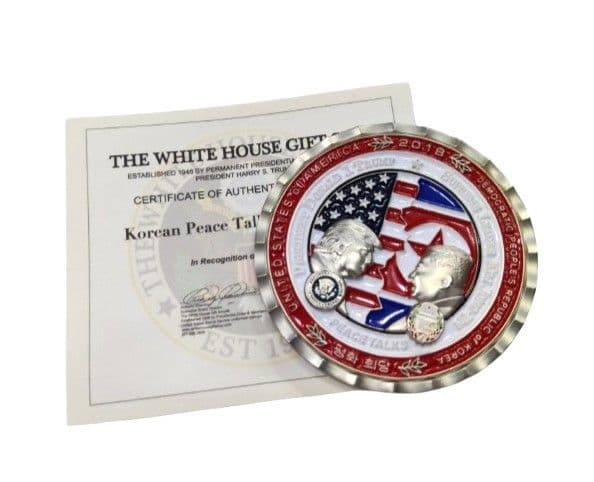 新品 2018年 米朝首脳会談 記念 トランプ大統領 金正恩