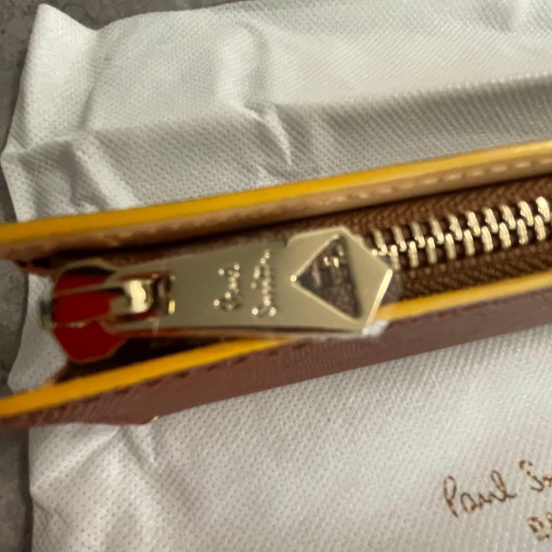 Paul Smith ポールスミス　ペンケース　ブラウン茶色 レザー 筆箱