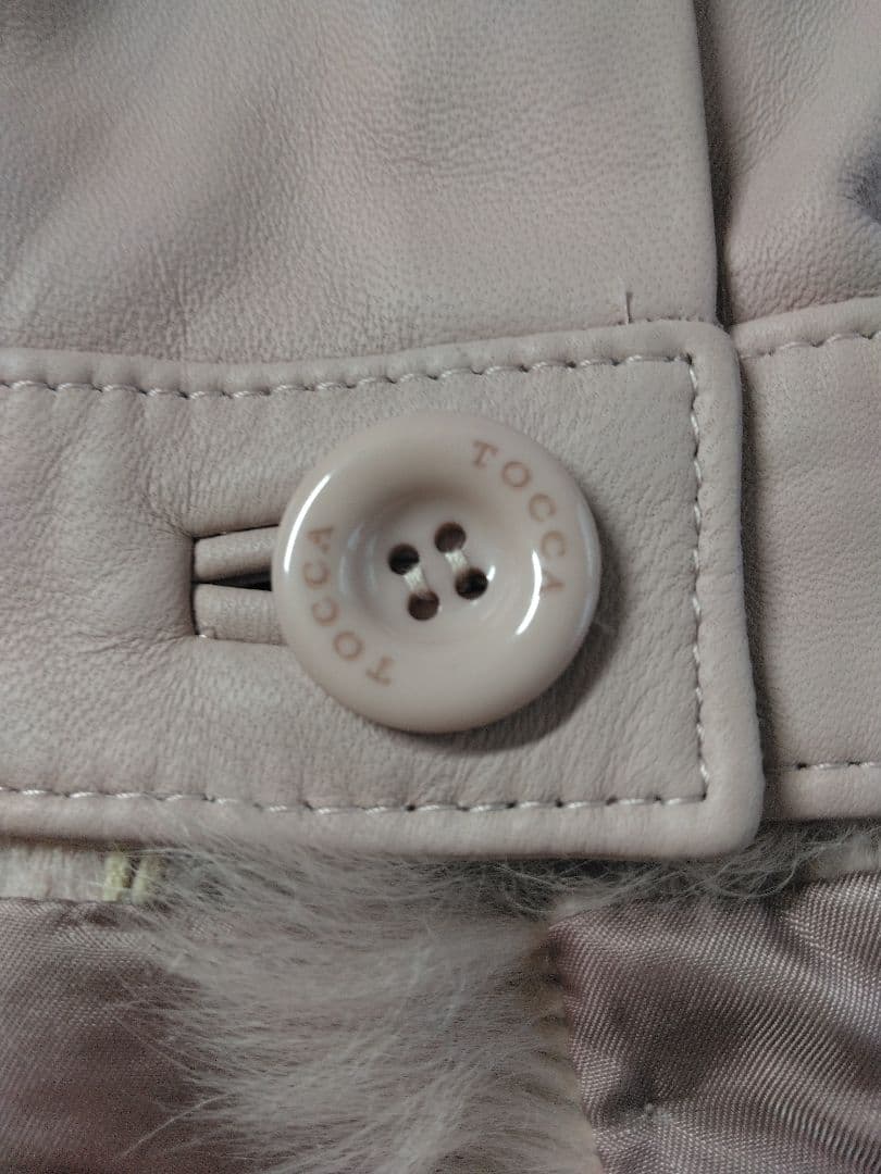 【美品】TOCCA RIVIERA ラムレザージャケット ピンク
