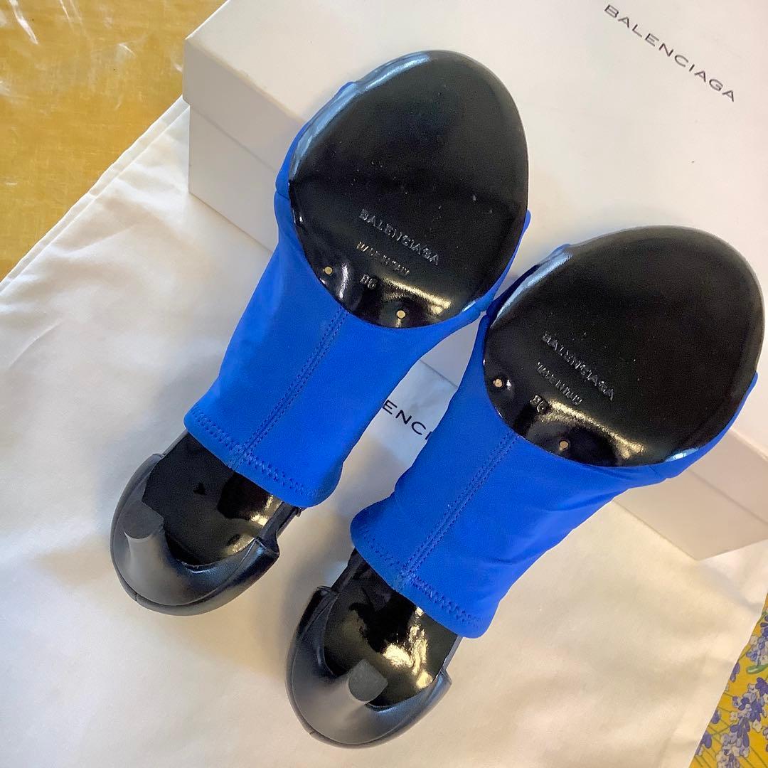 試着のみ新品! バレンシアガ オープントゥ アンクルストラップ 23㎝