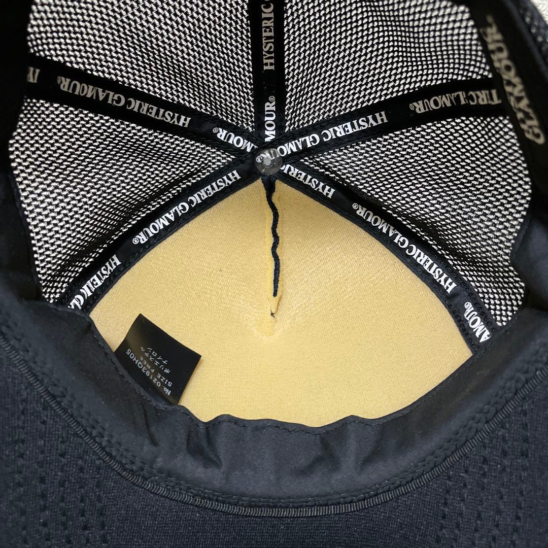 HYSTERICGLAMOURブラック メッシュキャップ