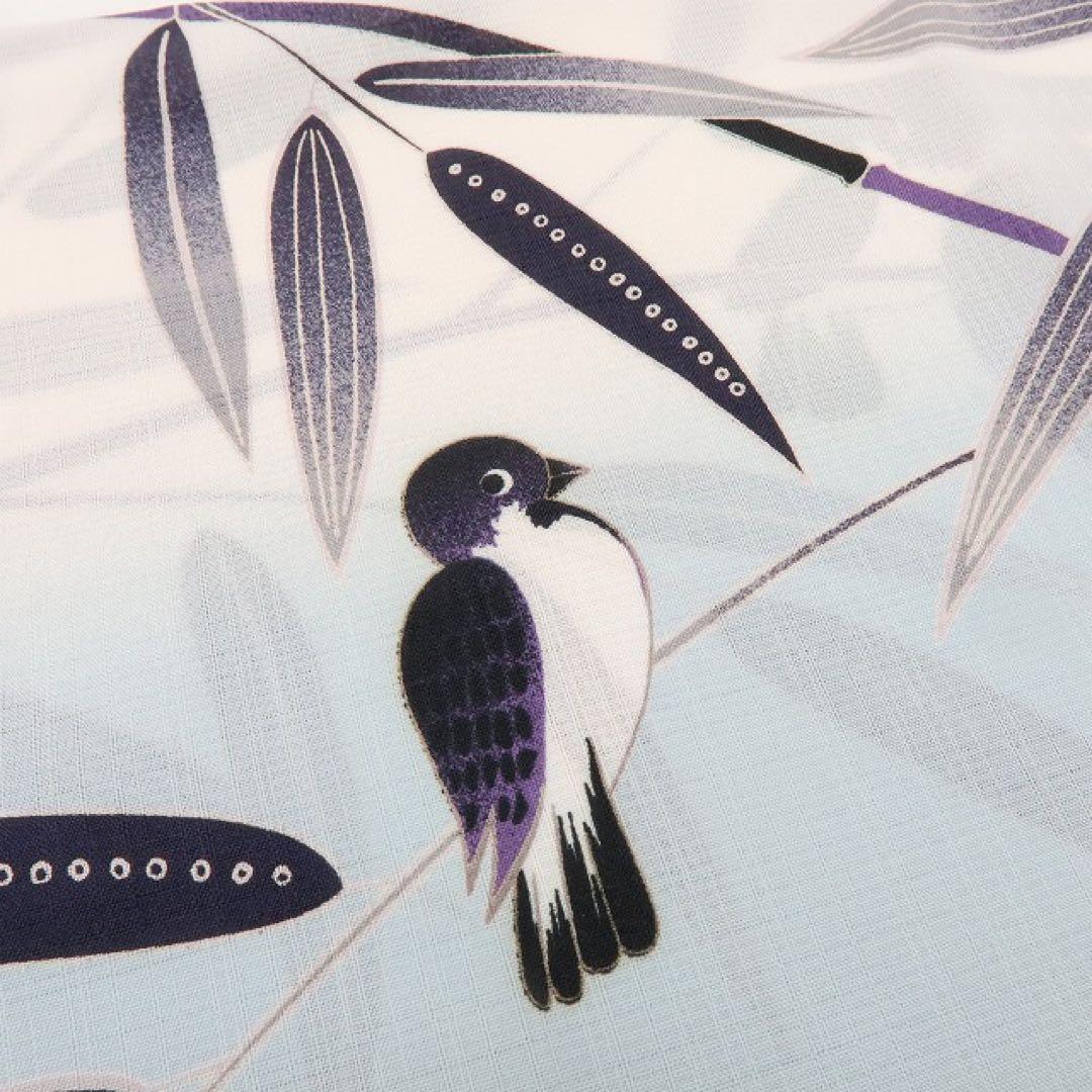 りりこ✺新品 撫松庵謹製 竹と雀 セオアルファ トール 浴衣 A3051