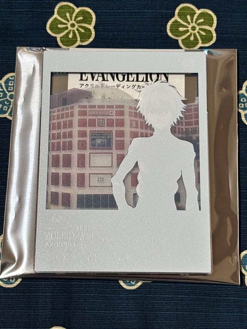 エヴァンゲリオン30周年記念展 アクリルブロック トレーディングカード　カヲル