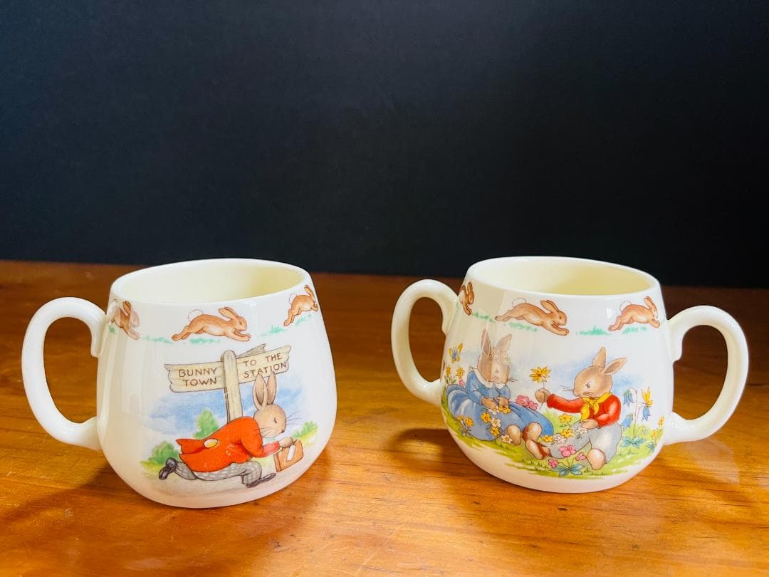  ロイヤルドルトン バニキンズ マグカップ ２客