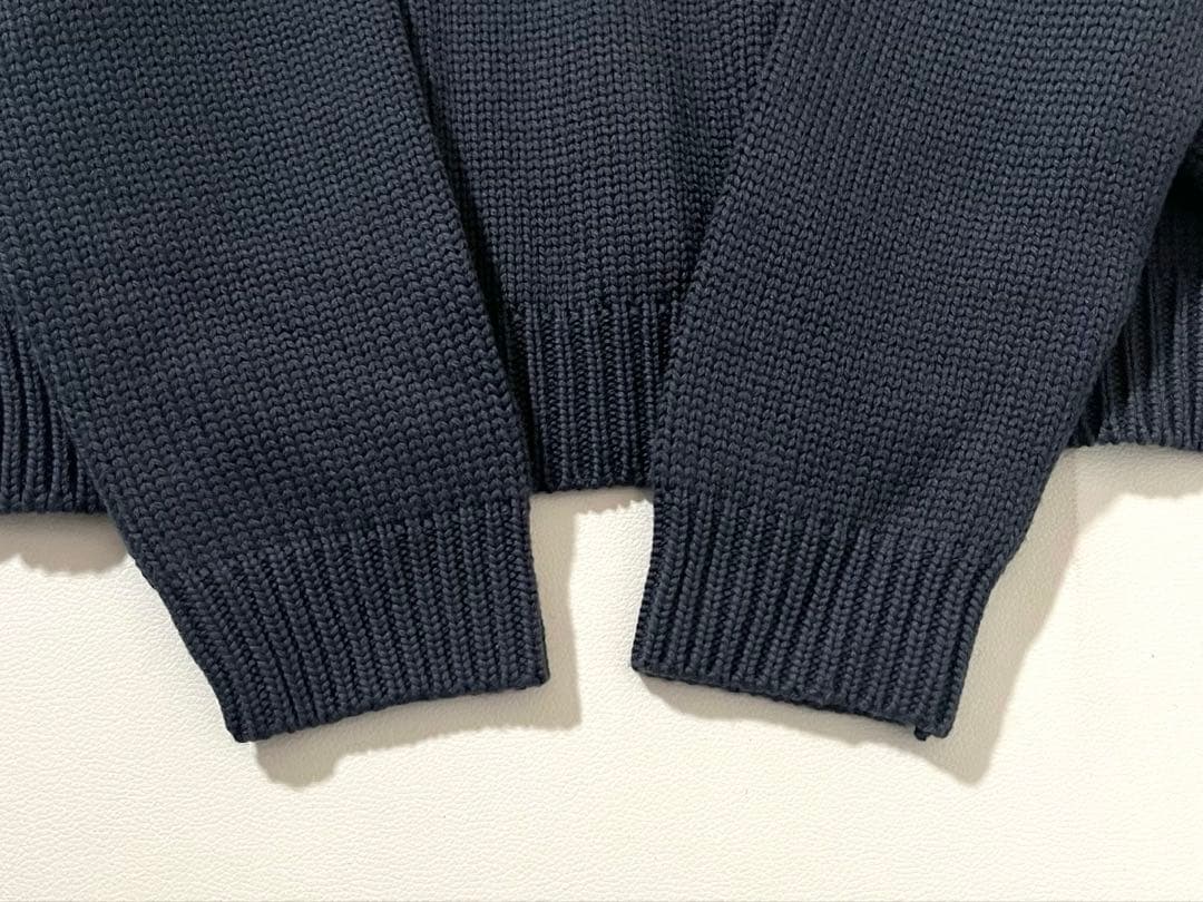 【美品】アニエスベー　ニット セーター　フランス製　タートルネック　ローゲージ