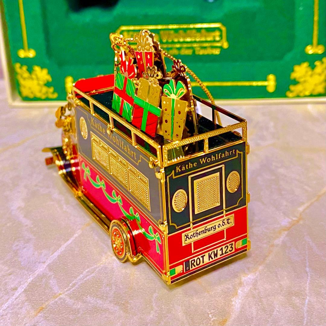 Käthe Wohlfahrt ドイツ購入 クリスマスバス オーナメント ツリー