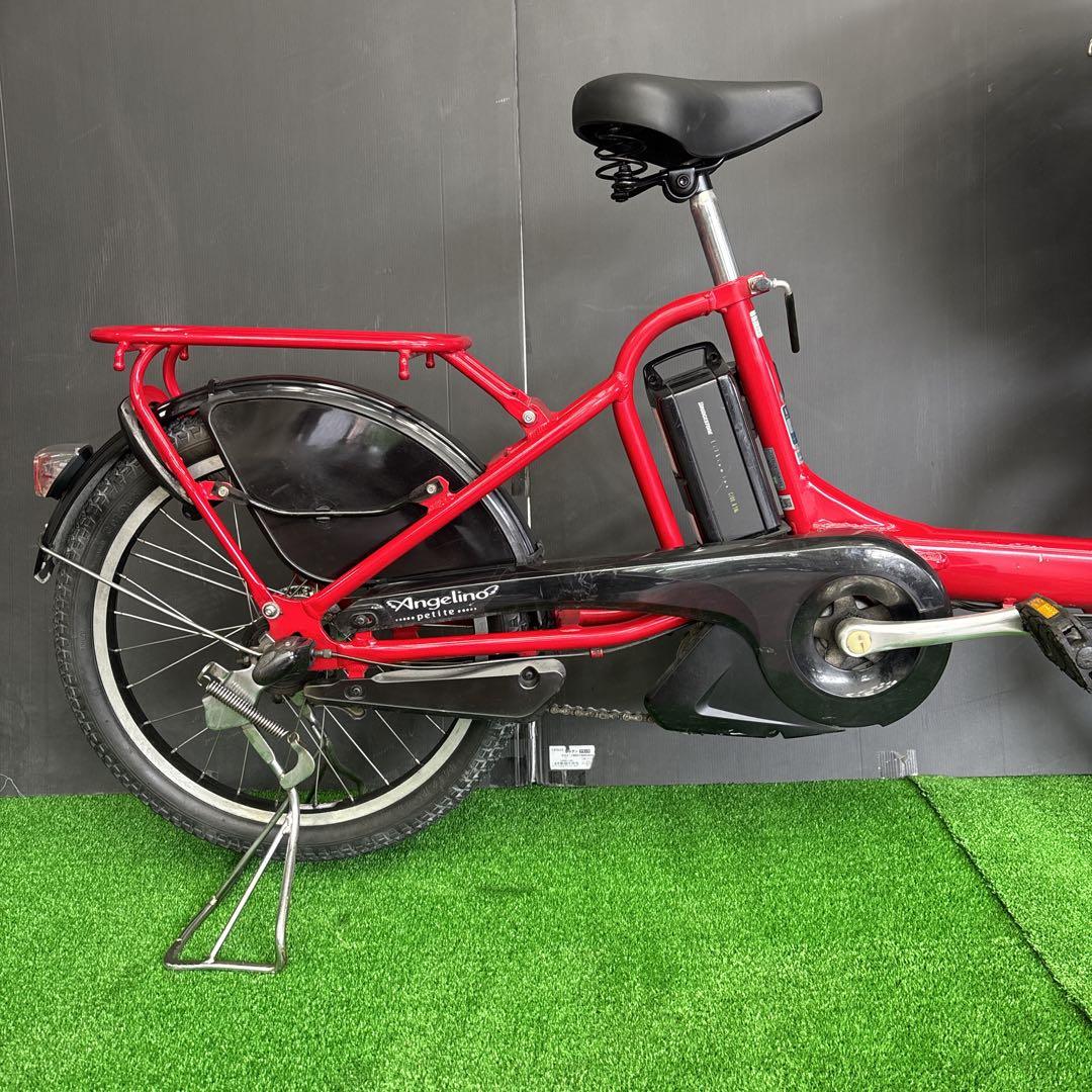 電動自転車 BS Angelino レッド 3人乗り対応　64