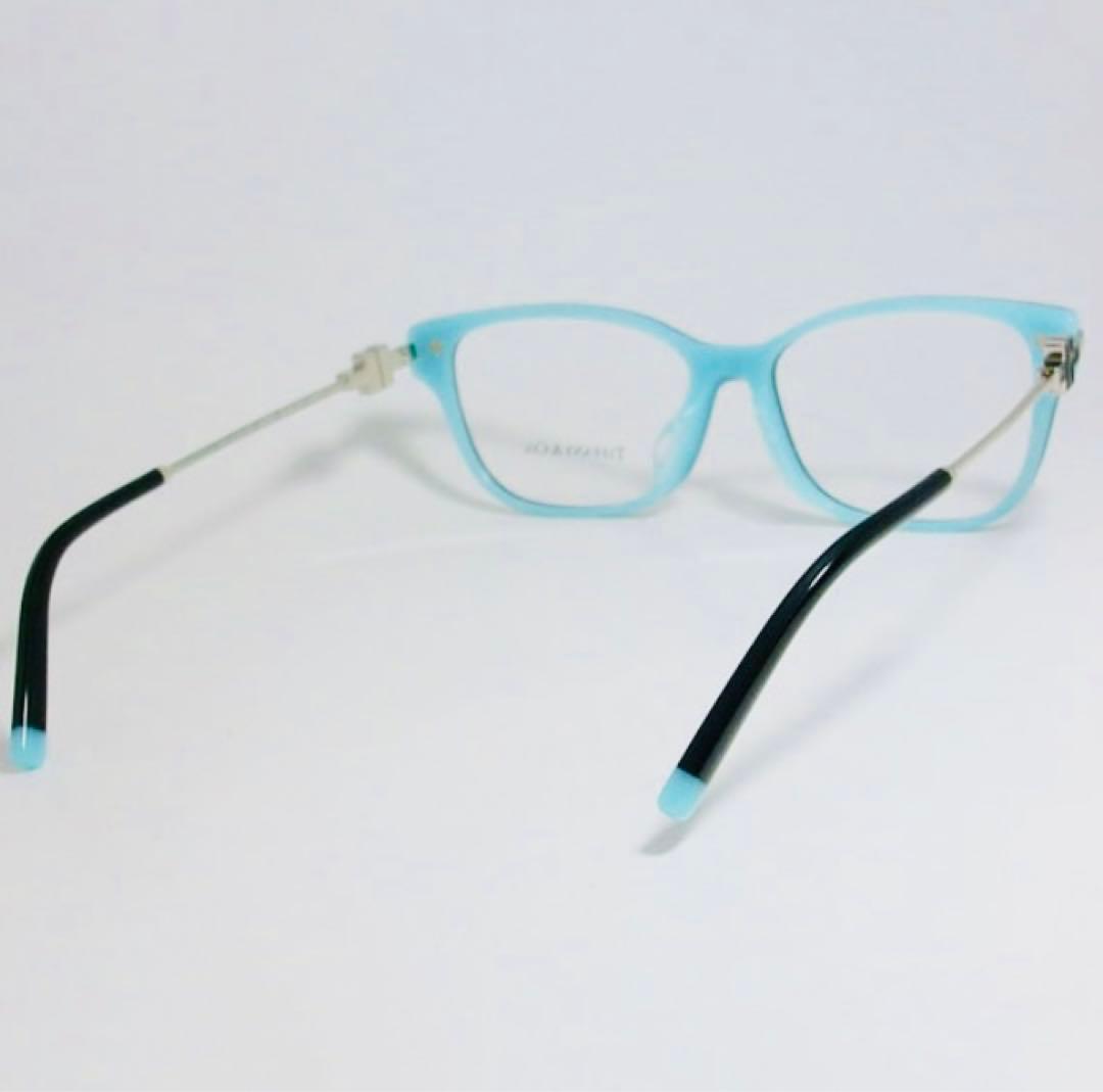 ❤️秋冬限定セール❤️Tiffany メガネフレーム Tデザイン　オシャレ黒縁メガネ