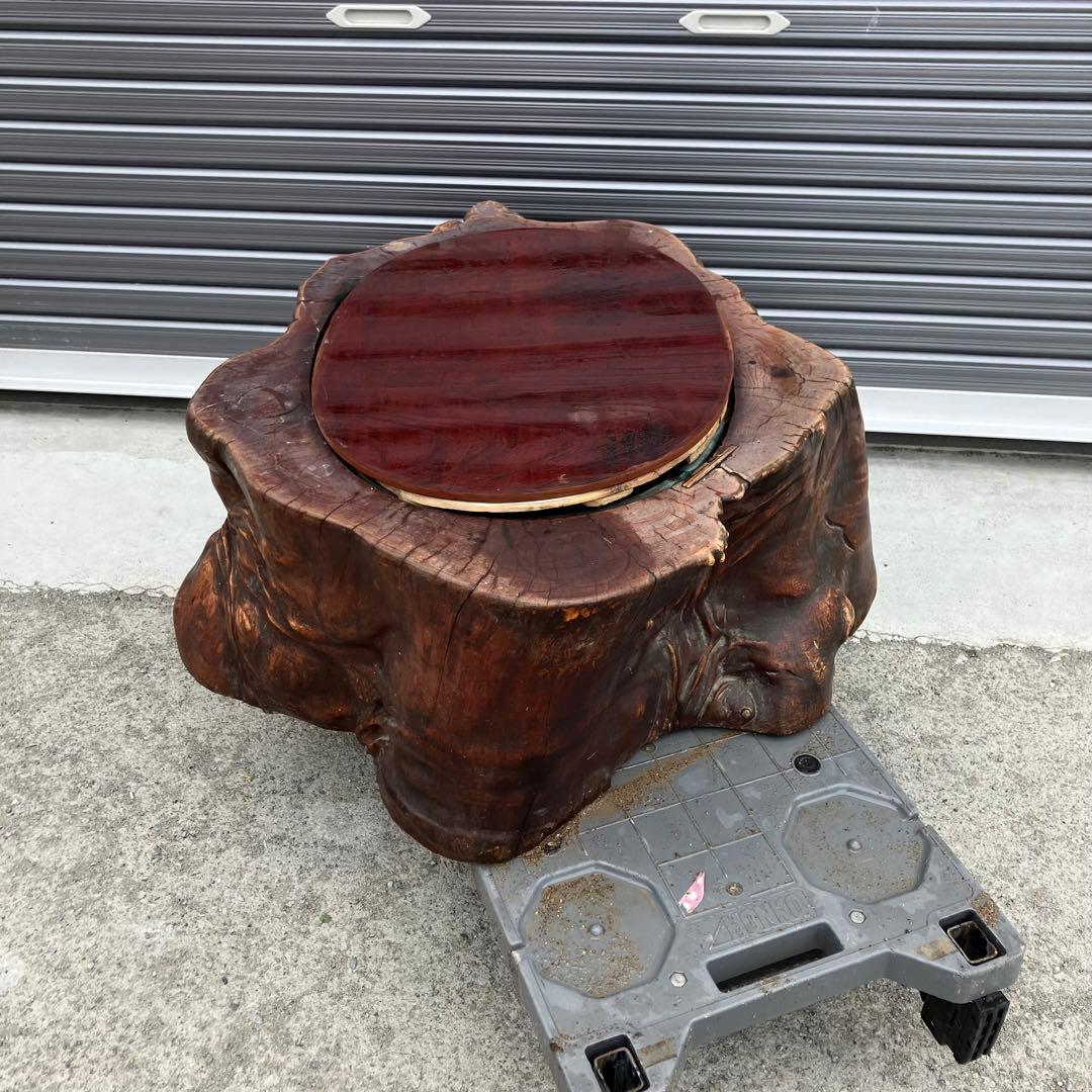 昭和レトロ 古家具 天然木製 長火鉢 大型火鉢 囲炉裏 古民家 古道具ビンテージ