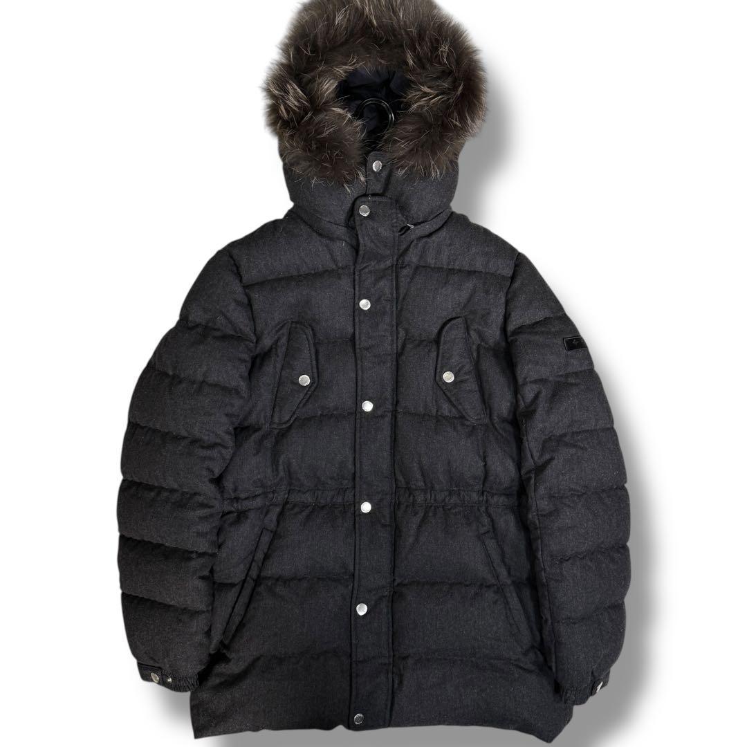 美品 TATRAS BIONDI カシミヤ混 3way ダウンジャケット XXL