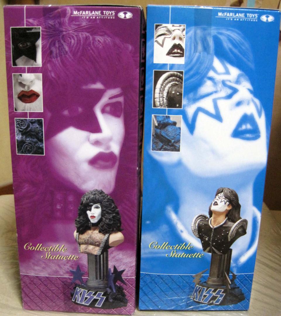 KISS スタチュー カラー4体フルセット　マクファーレン社　フィギュア