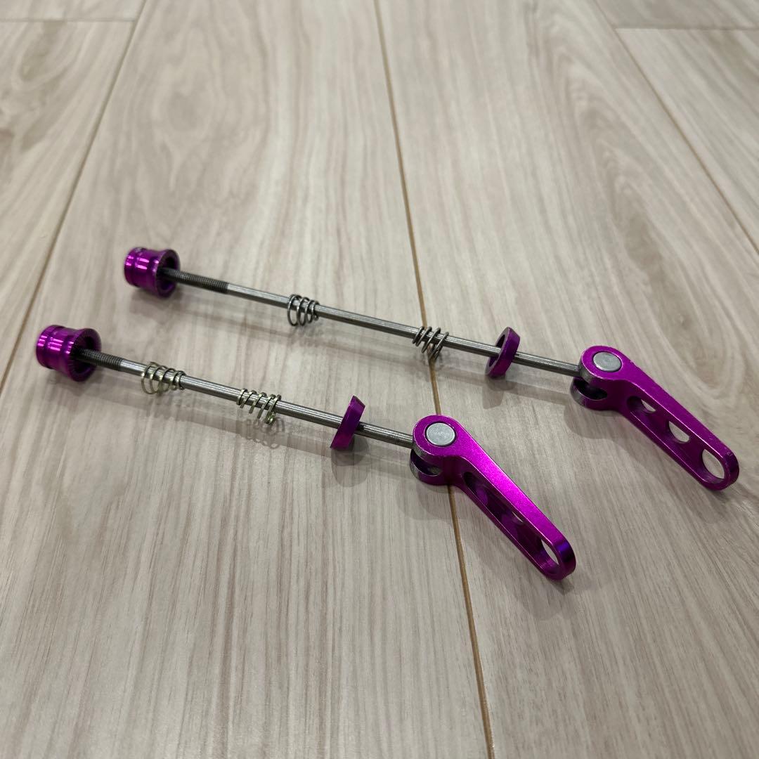 90s ringle チタンクイックリリース　パープル希少品！ 前後セット