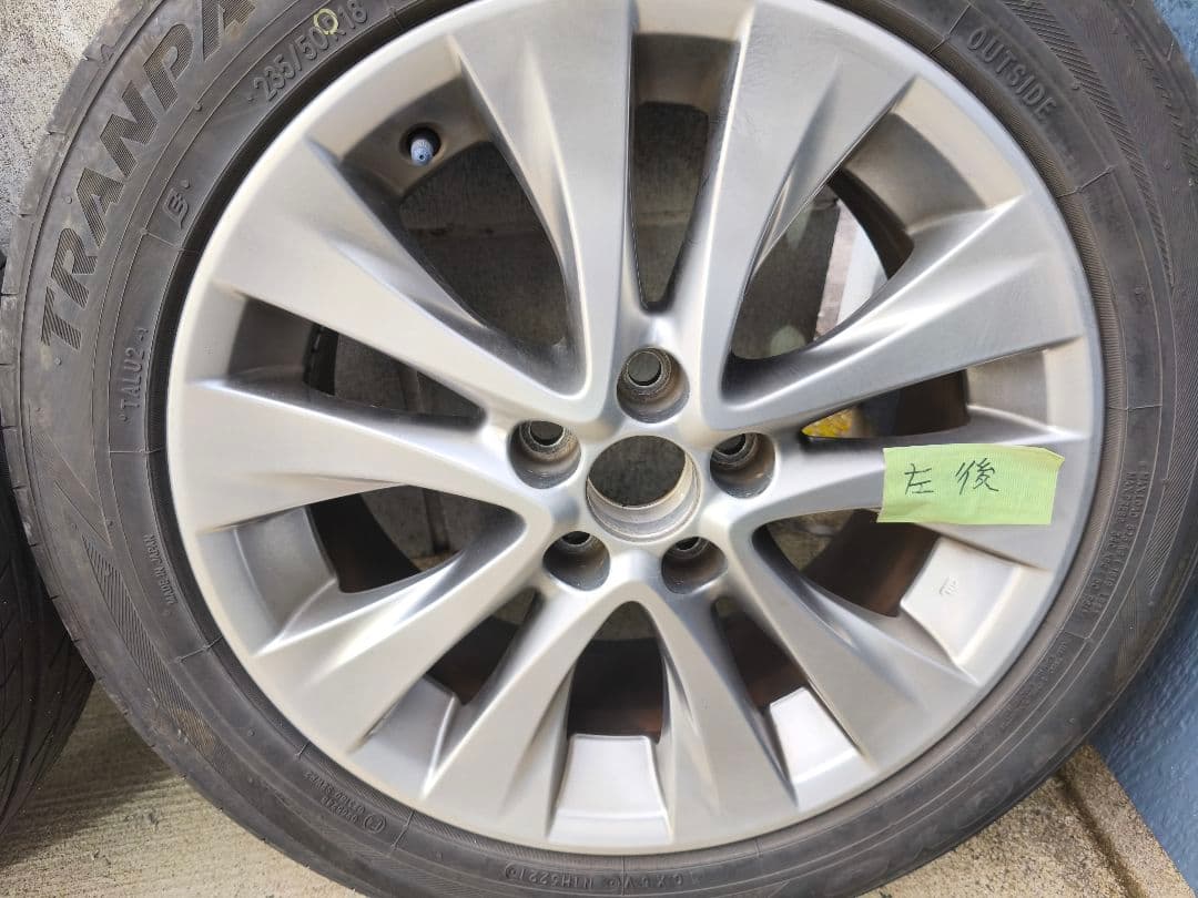 【送料込】アルファード純正ホイール、夏タイヤ４本セット