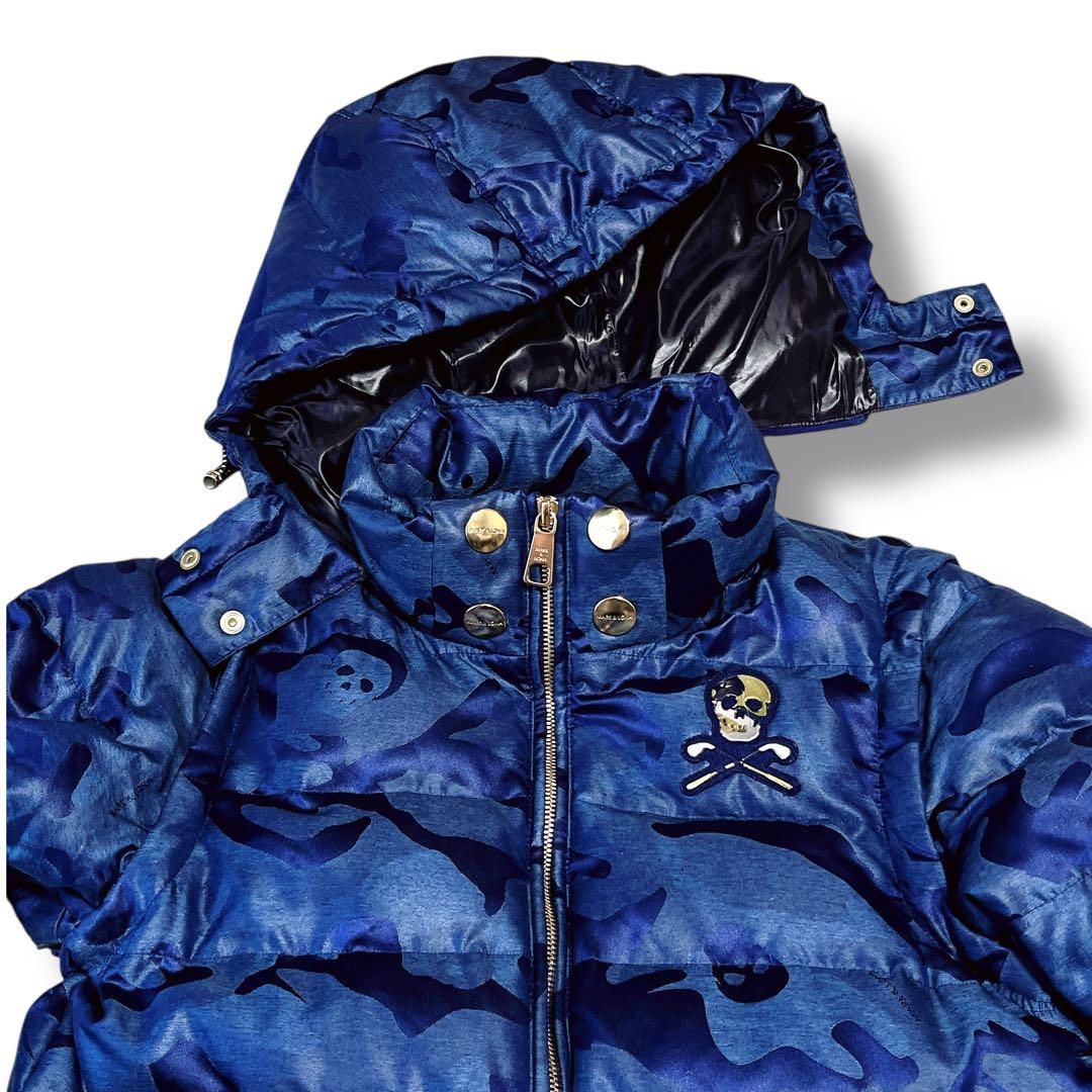 美品✨マークアンドロナ 4way ダウンジャケット ベスト レディース 紺 S