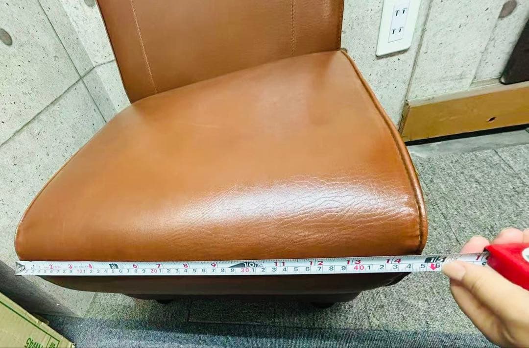 中古美品 シングル品本革業務ソファー 光製作所 8個セット