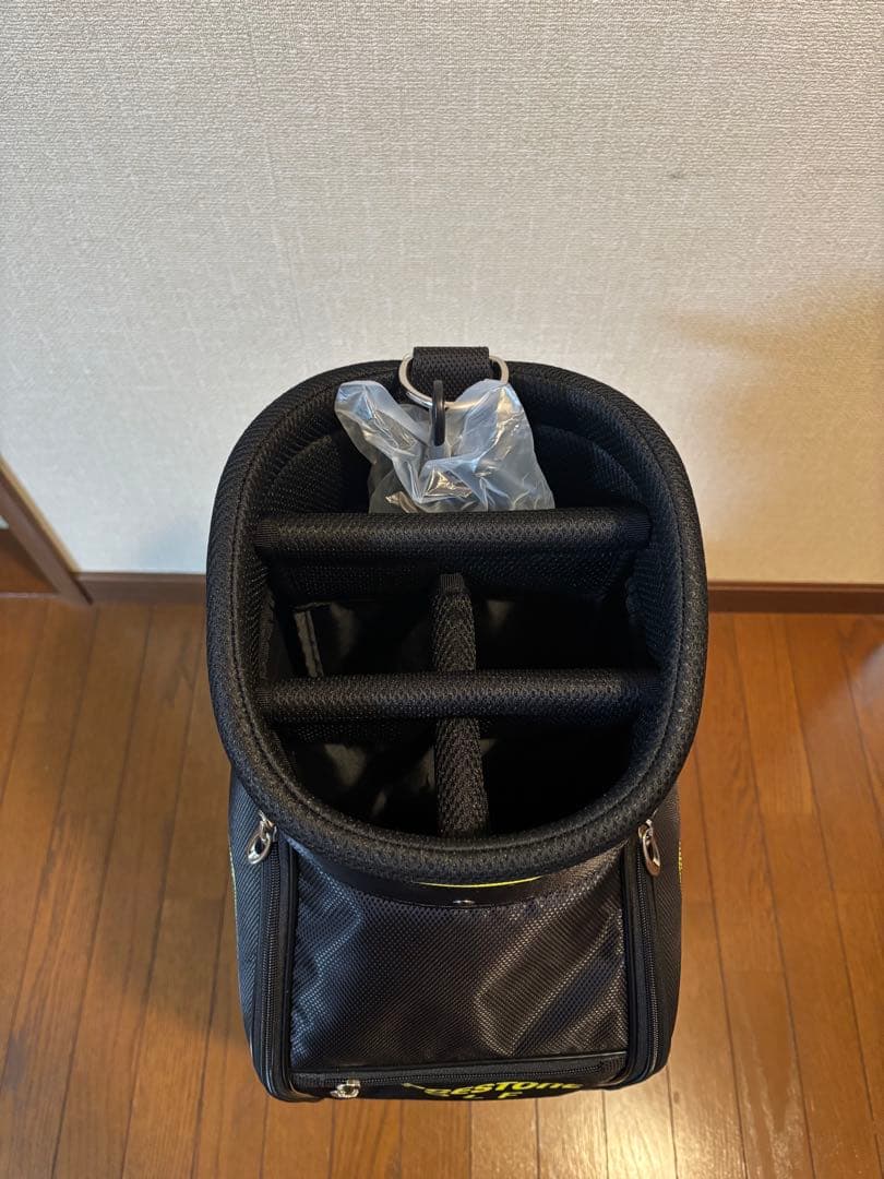 BRIDGESTONE ゴルフ キャディバッグ 黒/黄/白