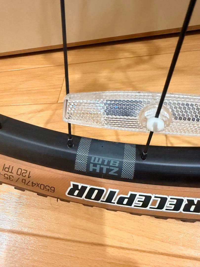 WTB HTZ i25 完組ホイール　スルーアクスル　ディスクブレーキ 650c