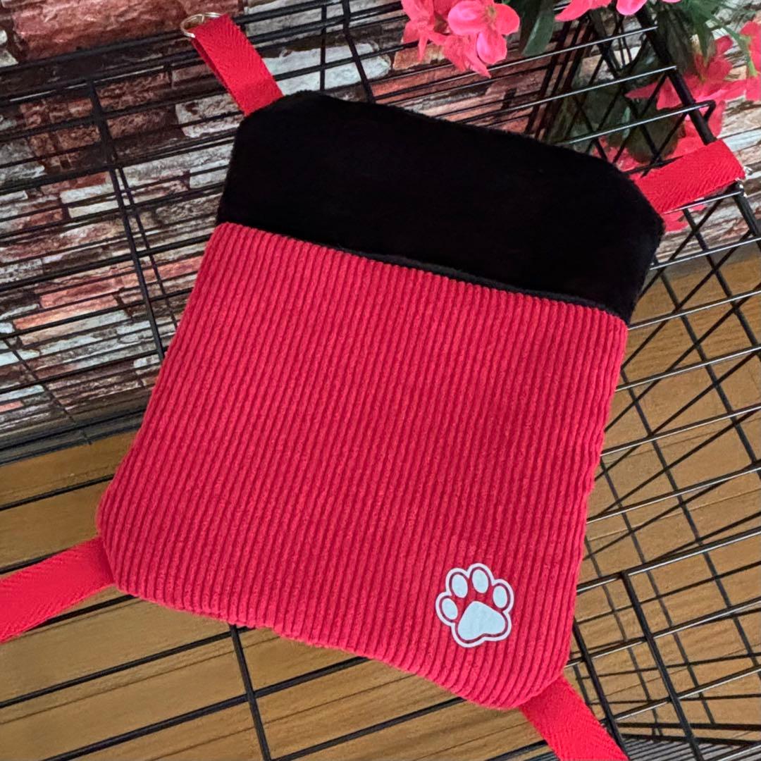 【758】小動物用シングルハンモック・お布団付き【20×25】