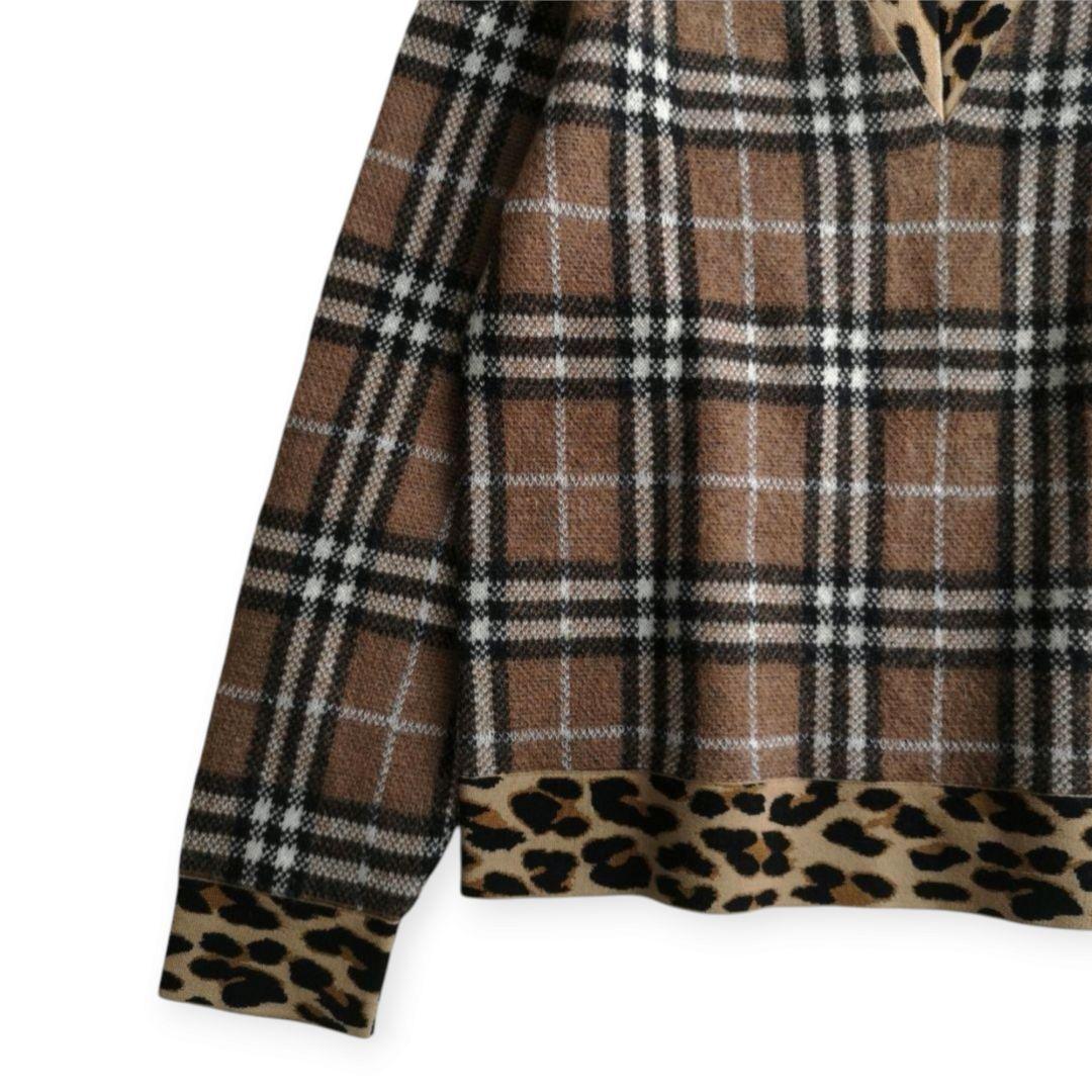美品 BURBERRY カシミヤ モヘヤ ニット Ｓ