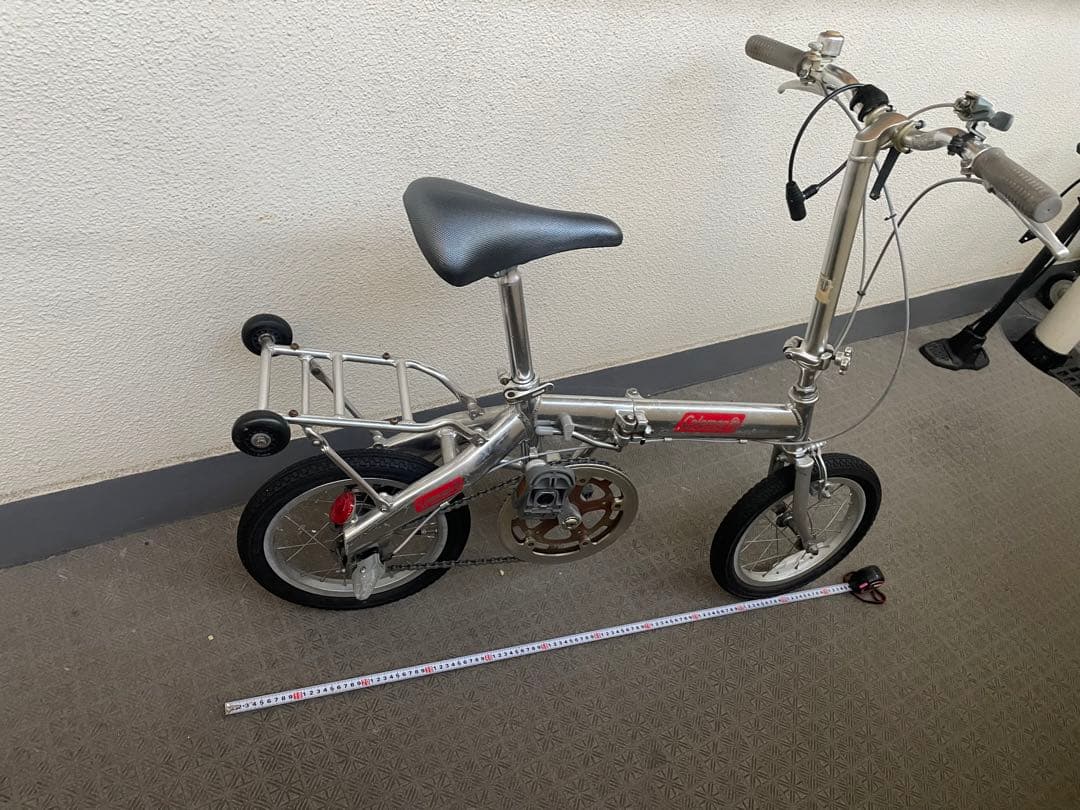 折りたたみ自転車 シルバー コンパクト　Coleman