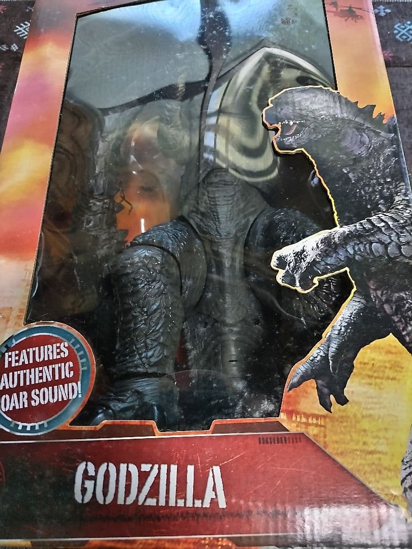 30センチ大型　ネカ　ゴジラ　頭から尻尾まで60センチアクション　リペイント