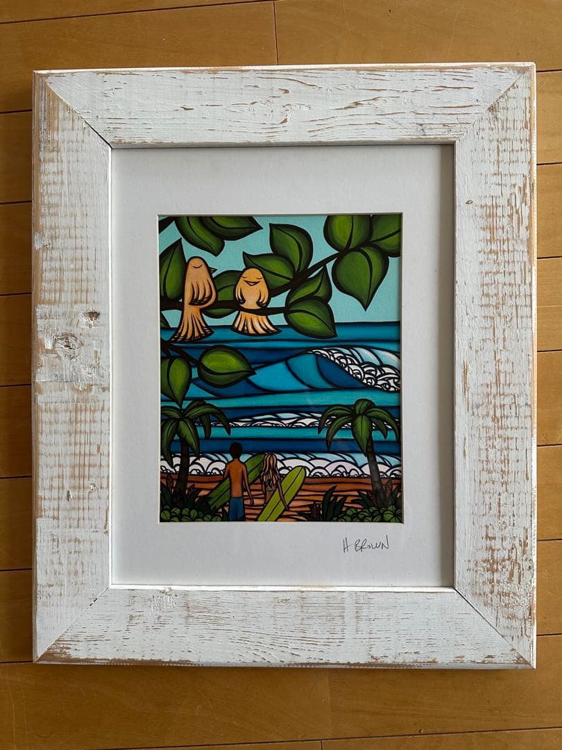 ヘザーブラウン　Heather Brown -Ku'uipo's- 額縁付