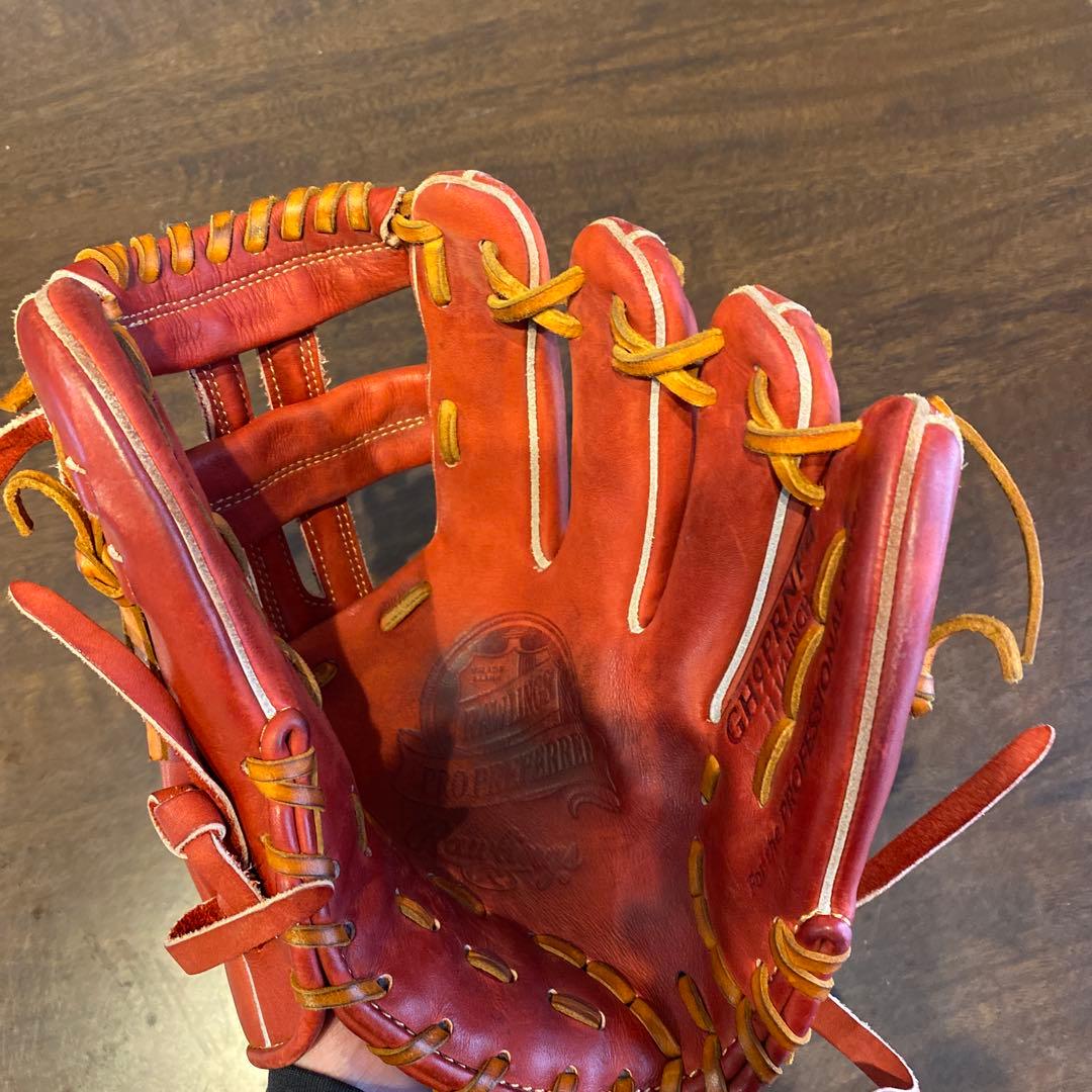 Rawlings レッド 硬式グローブ