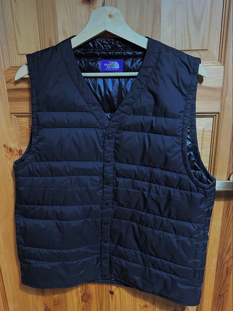 THE NORTH FACEザノースフェイスパープルレーベルライトダウンベストM