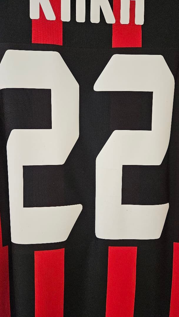 2006-07 ACミランホーム長袖 UCL選手支給品