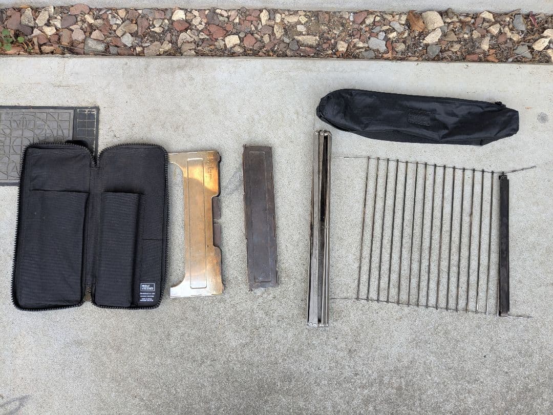 WOLF&GRIZZLY ファイアーセーフ 焚き火台＆グリルM1セット