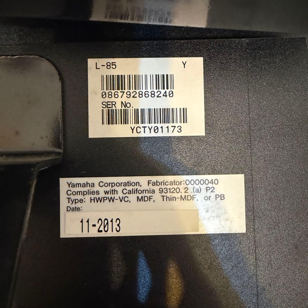 YAMAHA ヤマハ キーボードスタンド L-85 ブラック 電子ピアノ