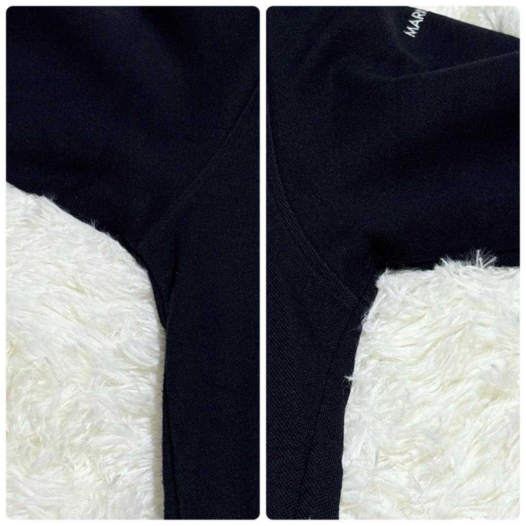 MARK&LONA 黒 長袖ポロシャツ 48 M〜L相当 近年モデル