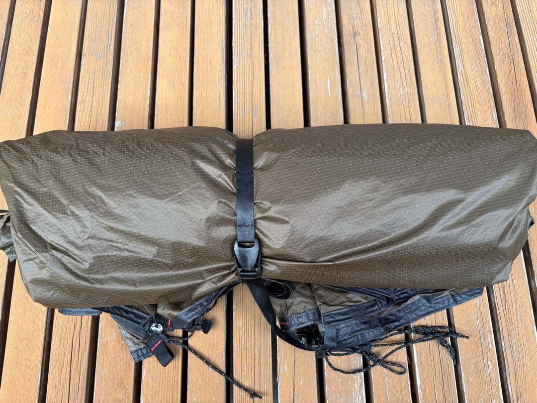 Unafreely ワンポールテント 謎テント ダークブラウン シルナイロン