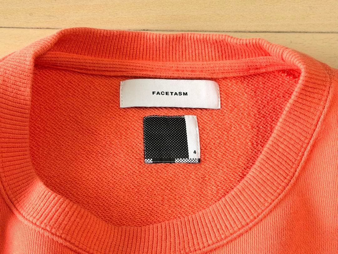 【FACETASM】ZIPPER SWEAT/ORANGE