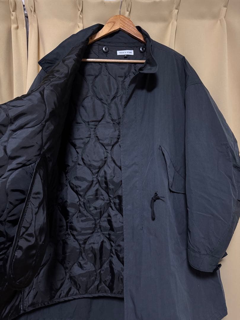 【美品】FREAK'S STORE ブラック モッズコート S