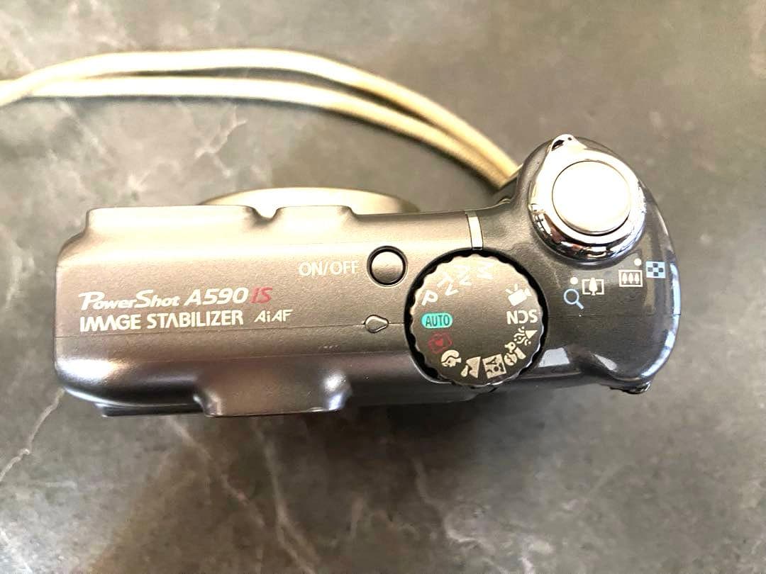 美品 Canon PowerShot A590ISコンパクトデジタルカメラ