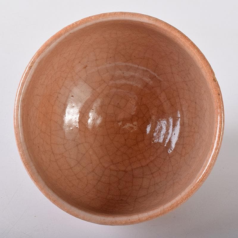 萩焼　草文　茶碗　銘「古今」　仕覆付　堀内宗完(兼中斎)極め箱　M　R7928