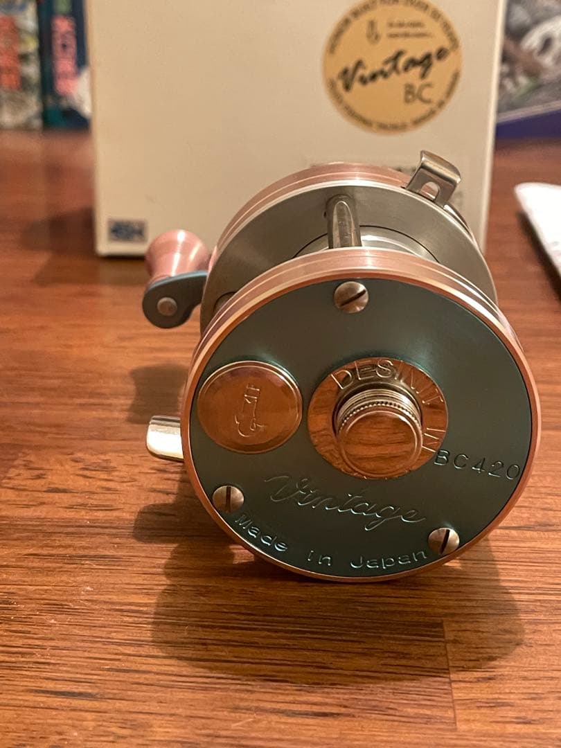 ヴィンテージ420SSS(五十鈴工業)、マイクロキャストスプール(アベイル)