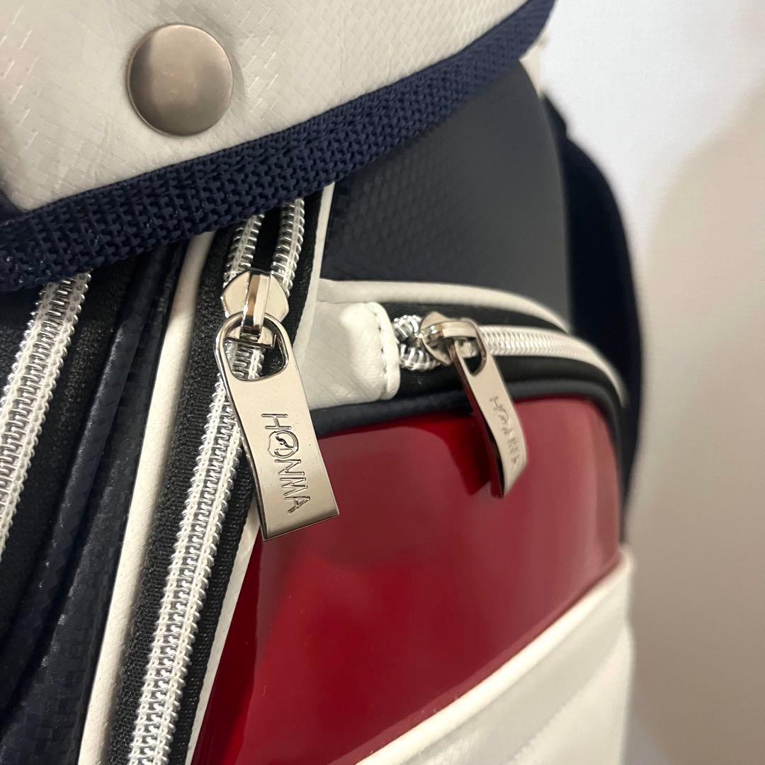 HONMA キャディバッグ ホワイト/レッド/