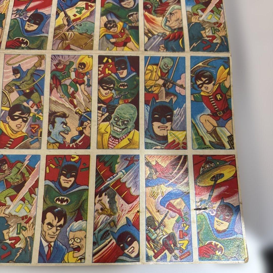 メンコ めんこ　バットマン　当時物　シート　未切断