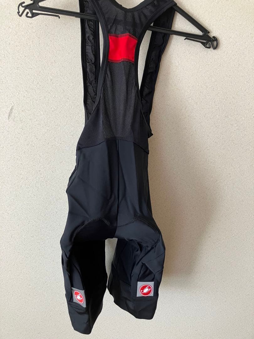 新品　CASTELLI ビブショーツ Mサイズ ブラック