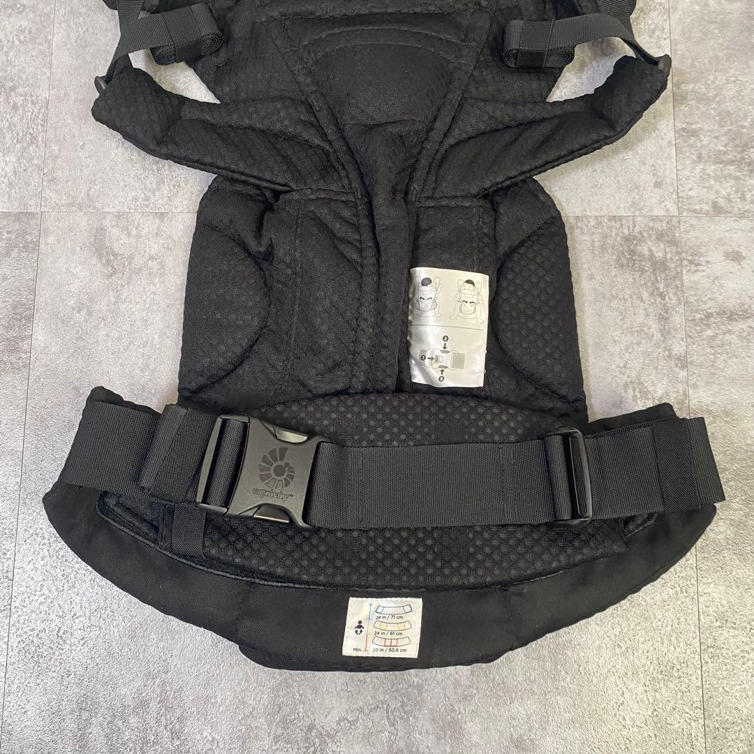 【美品】エルゴ ergo オムニブリーズ 抱っこ紐 黒 ブラック