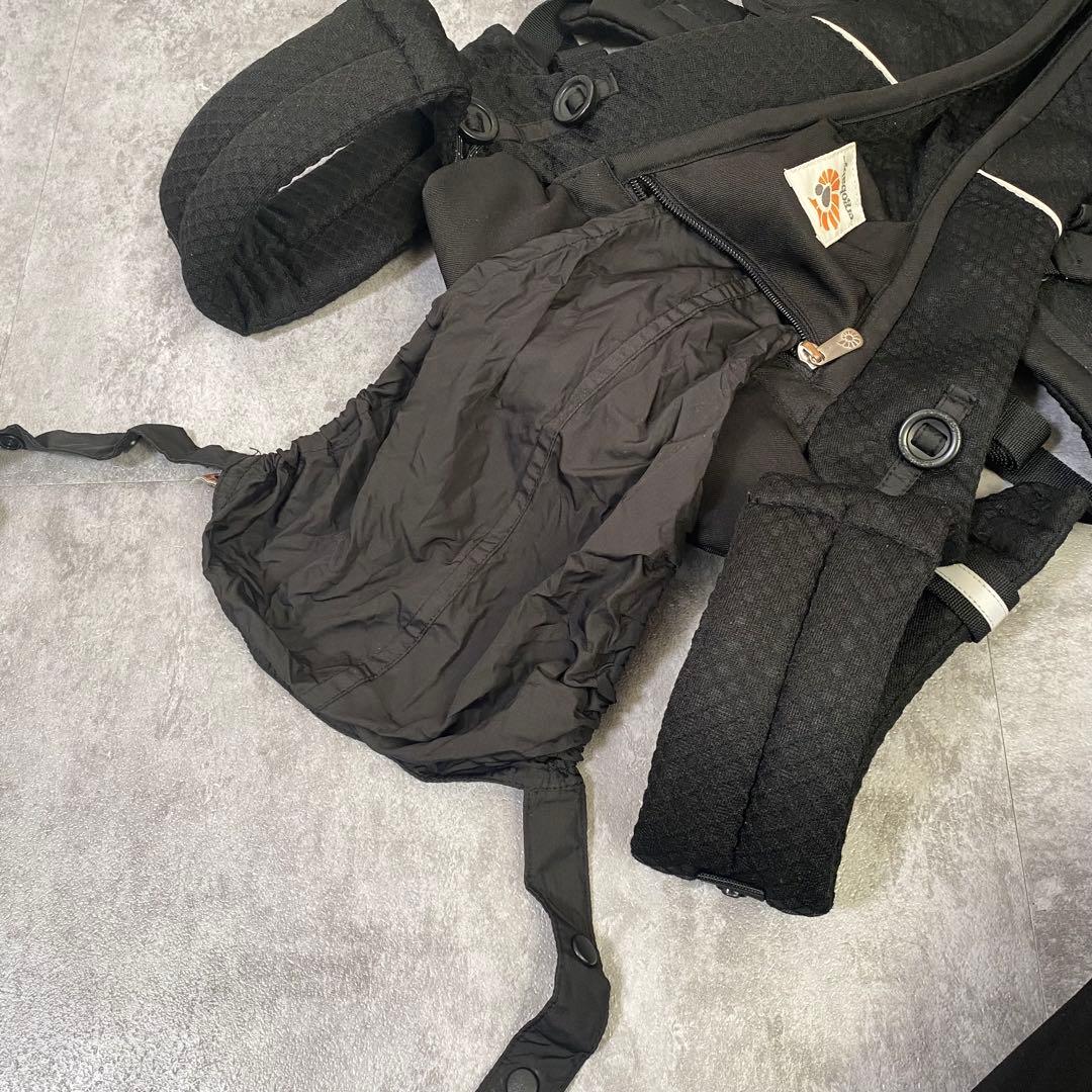 【美品】エルゴ ergo オムニブリーズ 抱っこ紐 黒 ブラック
