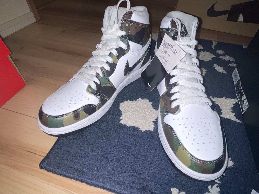 Nike Air Jordan 1 GOLFホワイト/カモフラージュ