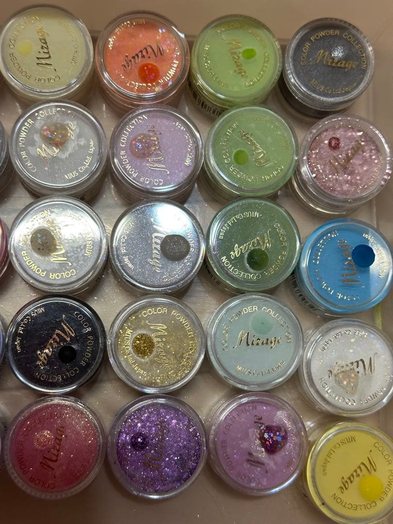 Mirage アクリル　パウダー　40個　ミラジカラー 未使用近い